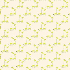  Cute Hand-Drawn Giraffe Pattern