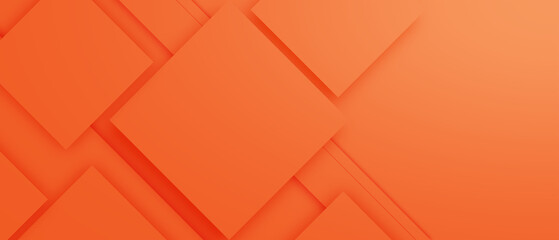 Abstract orange geometric pattern with overlapping layers and lines, creating a modern and futuristic design