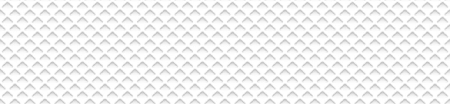 Ice cream pattern. White waffle background with soft geometric texture. Seamless diamond backdrop. Minimal textile wall design for bathroom or kitchen. Realistic vector illustration.