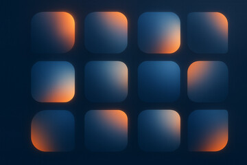 Abstract financial background with red and green color gradients