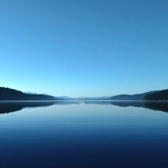 Fototapeta premium Calm lake reflecion