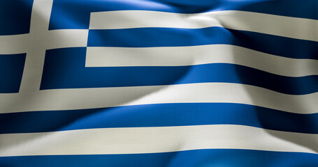 Flag of Greece waving high resolution 10K+ size