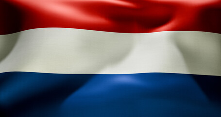 Flag of Netherlands waving high resolution 10K+ size