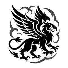 Smoke cloud burst effect with swirling grey shapes on a dark background for comic and animation projects