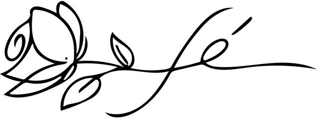 black and white tattoo flower 