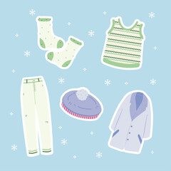 winter clothes cozy warm apparel for cold season fashion style