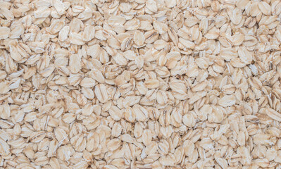 Pressed oat. Full screen pressed oat grains.