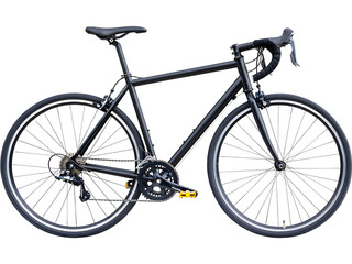 Obraz premium Sport bicycle isolated on white background. Ideal for cycling, transportation, and active living design concepts.