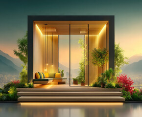 Obraz premium Sauna vitality concept