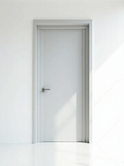 Modern light gray door