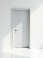 Modern light gray door