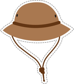 Hat icons of various professions careers