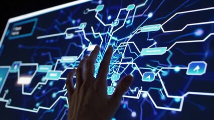 Exploration of digital connections and interactions in an advanced technology environment - Powered by Adobe