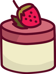 Party Sweets Food Hand Drawn