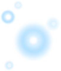 Soft Blue Glow Bubble Overlay – Dreamy Light Bokeh Effect for Backgrounds & Designs