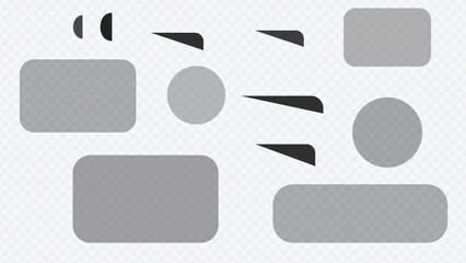 Flowchart Elements Isolated on White Background for Creative Project