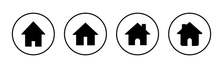 House icon vector. Home sign and symbol