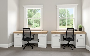 Twin Home Office (project). High quality