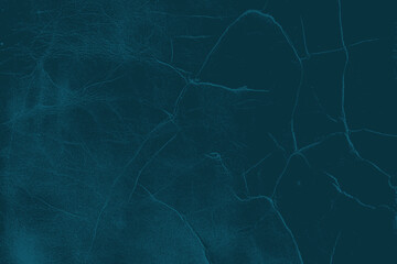 Distressed Blue Leather Background Texture.