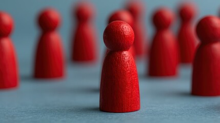 Addressing workforce shortage missing person in team icons amid recruitment standards