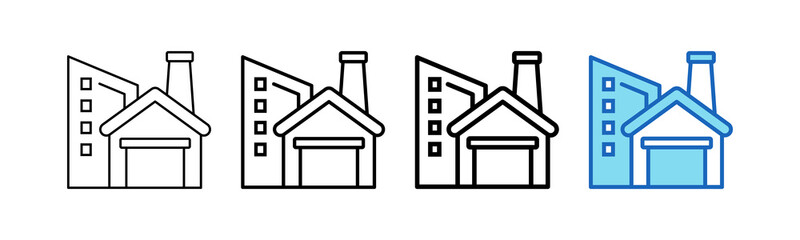Factory Outline Style icon