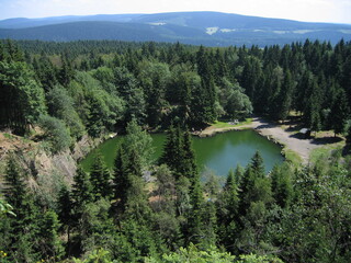Bergsee auf der Ebertswiese im Th&uuml;ringer Wald