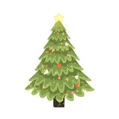 christmas tree isolated