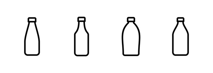 Bottle icon vector illustration. bottle sign and symbol