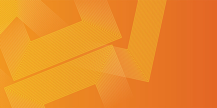 Orange abstract background. Minimal pattern. Vibrant gradient geometric lines. Modern design. Suit for banner, cover, business, flyer, poster, website, brochure, corporate