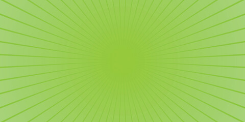 Vibrant Green Radial Burst Background with Fading Lines and Subtle Gradient for Dynamic Design and Energetic Concepts