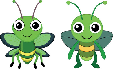cute grasshopper cartoon, insect vector illustration, green grasshopper drawing, nature bug clipart, funny insect artwork, adorable bug vector, wildlife insect design, children insect cartoon, educati