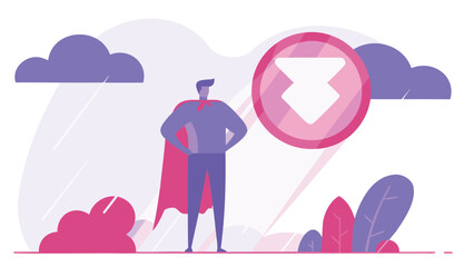 A lone figure stands in a dramatic downpour their silhouette illuminated by a radiant glowing reflection beneath them creating a powerful and atmospheric visual