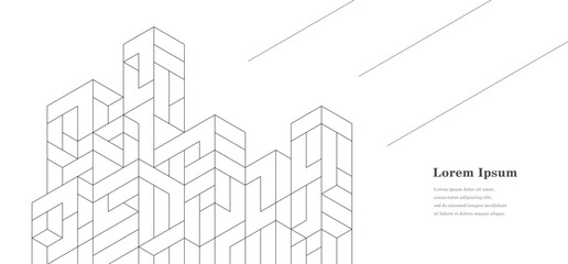 幾何学 抽象 建築 テクノロジー ビジネス 背景