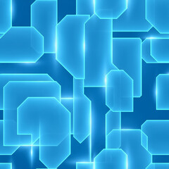 abstract blue background with hexagons