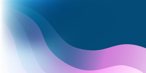 Abstract background with translucent wavy, curvy shapes, soft gradient colors in blue, purple and pink. Modern flowing design, perfect for digital art, presentations, or contemporary decoration.