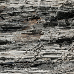 Flaky Grey Rock Texture Close-Up Texture