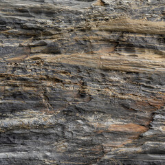 Sedimentary Rock Strata Texture Close-Up Texture