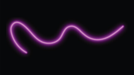 Neon pink wave line abstract background design