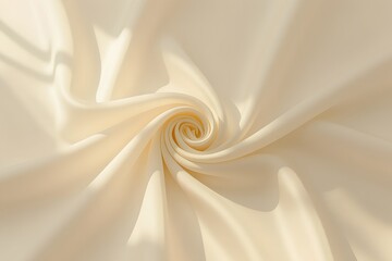 Rayon fabric draped with soft fluid movement semi matte surface natural yet refined feel botanical dream atmosphere delicate shadow play