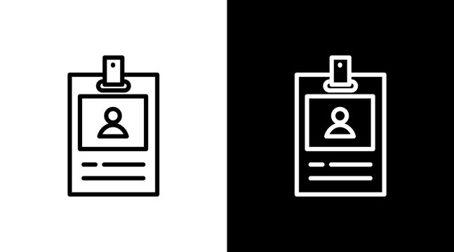 Attendee  White Icon Set Design