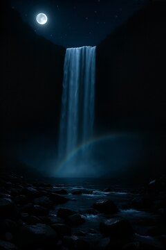 Karman vortex street swirling behind islets