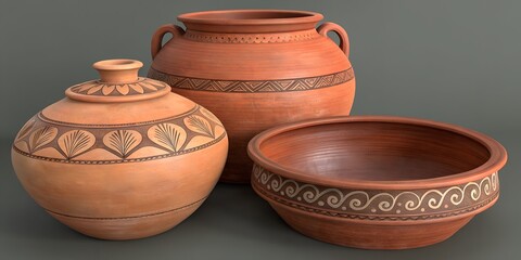 old clay pot
