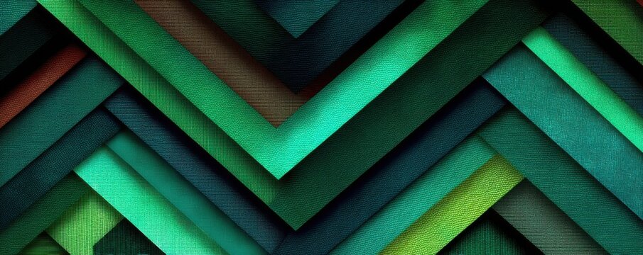 Colorful abstract teal and green geometric pattern with textured gradients