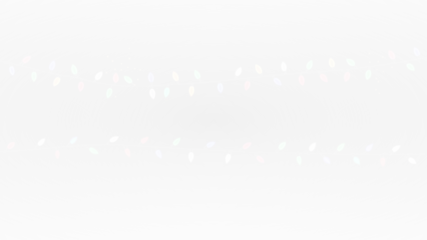 PNG Christmas Lights with Transparent Background and Neon Overlay