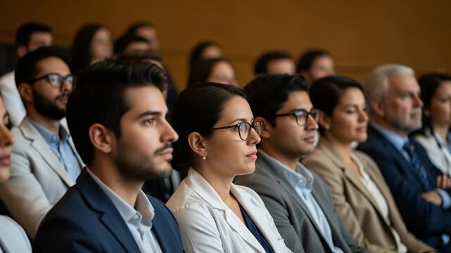 People of various ages collaborating during leadership development session