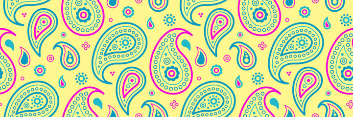 Creativity motif at invitation ethnicity. Stylish oriental of paisley indian. Tradition tribal and native detailed.