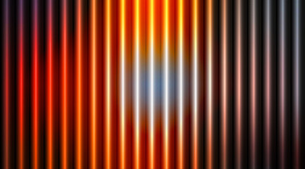 Abstract background with orange vertical lines and gradient effect creating a modern and vibrant design element