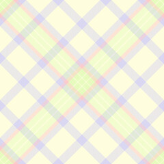 Soft pastel tartan pattern. Delicate, versatile design for backgrounds, textiles, or design projects. Gentle colors create a calming and stylish feel.