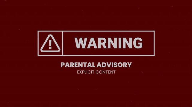 Sensitive Content Warning, Explicit Content Warning Animation