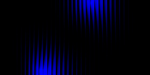 Abstract blue and black vertical lines with digital glitch effect